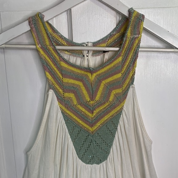 Free people Belle Fleur Tunic Crochet Dress W-589 Sz S - Picture 3 of 8